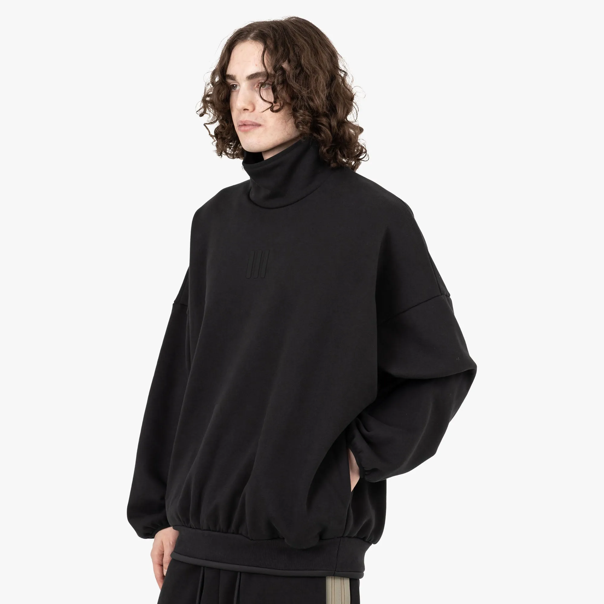 adidas X Fear Of God Athletics Mock Neck / Black