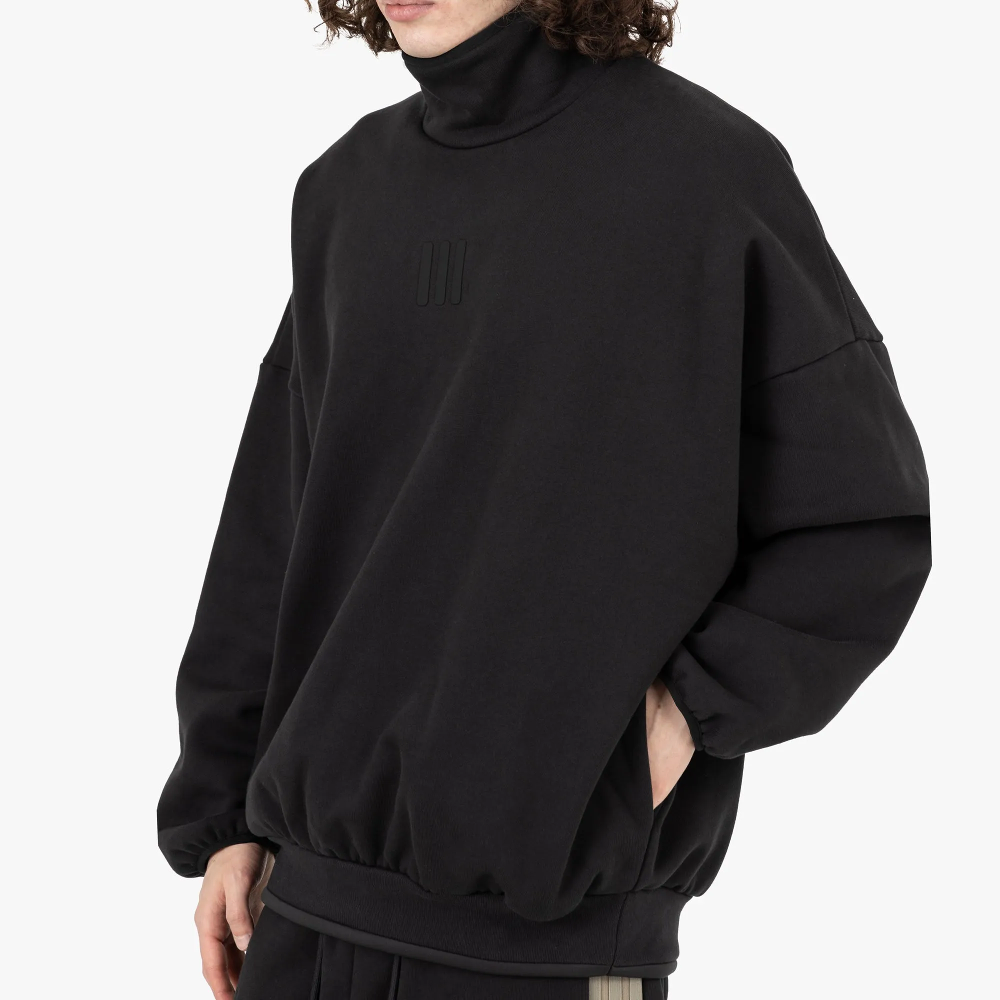adidas X Fear Of God Athletics Mock Neck / Black