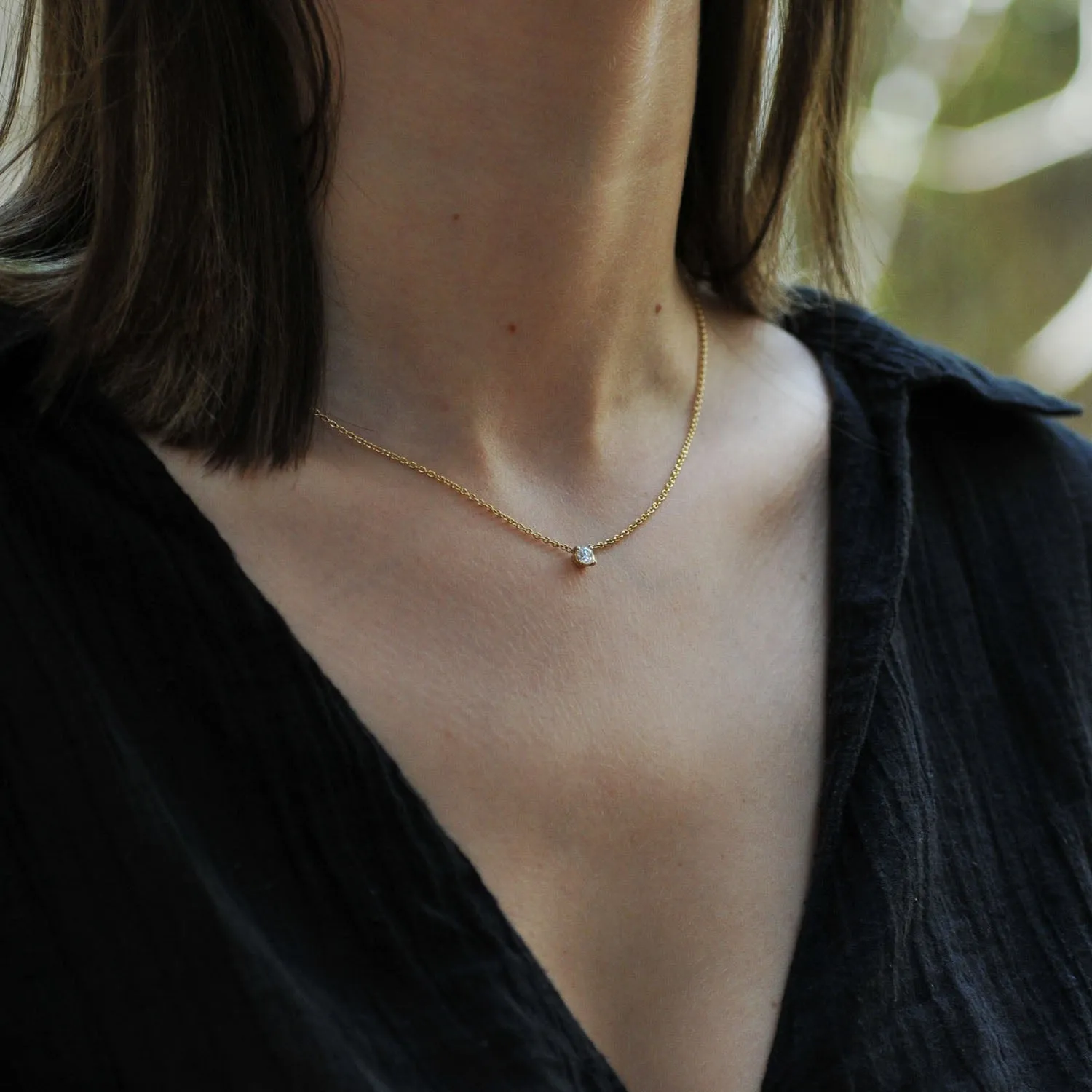 Annabelle Necklace White Diamond