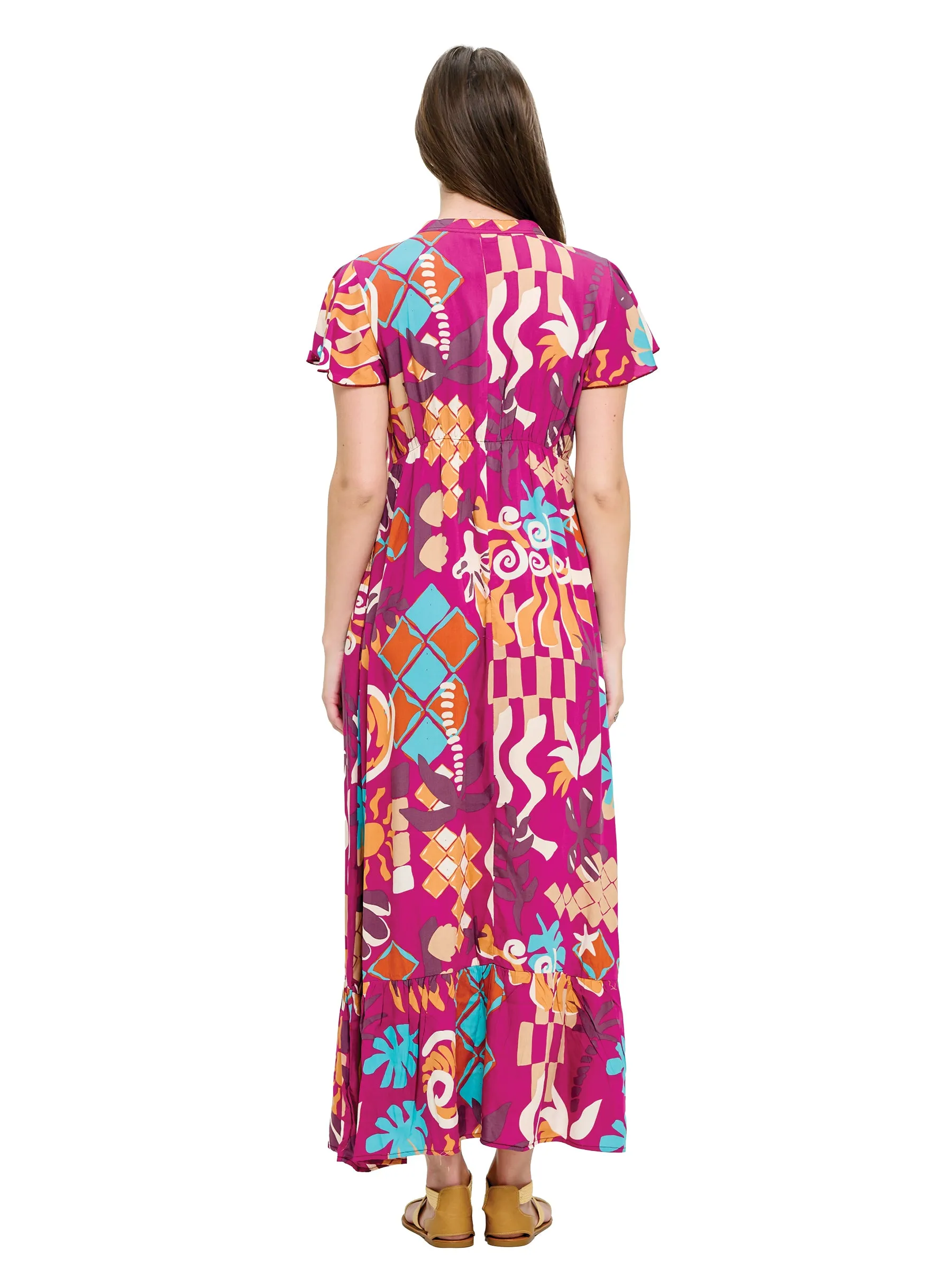 Boho Floral Maxi Dress