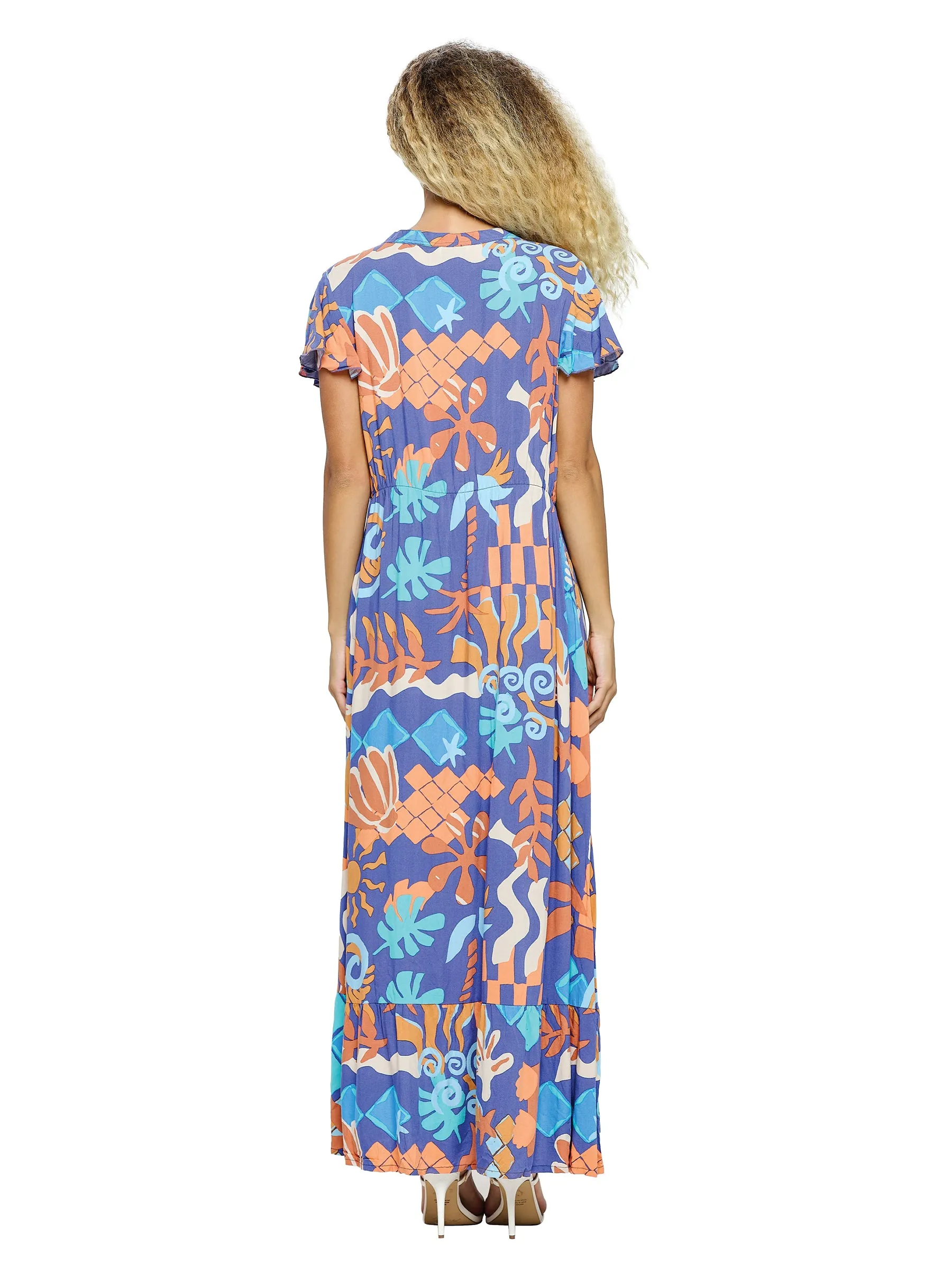 Boho Floral Maxi Dress