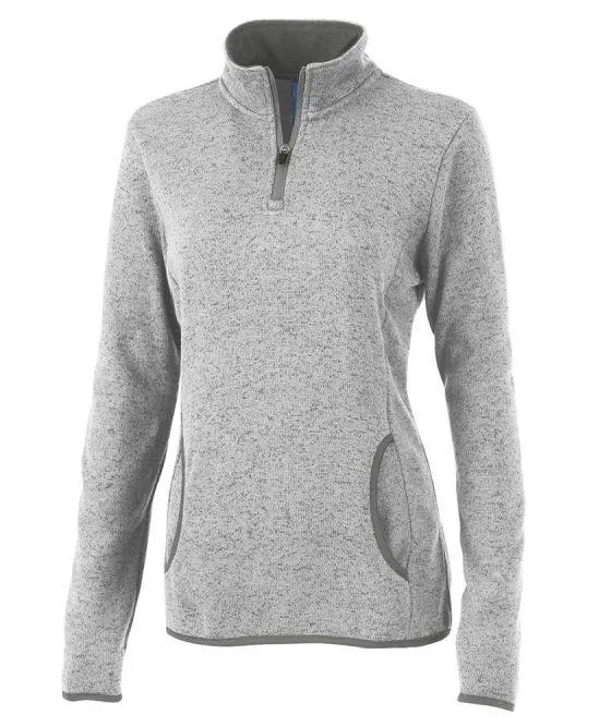 Charles River Apparel Women's Heathered Fleece Pullover