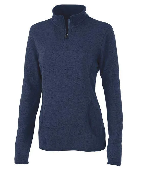 Charles River Apparel Women's Heathered Fleece Pullover