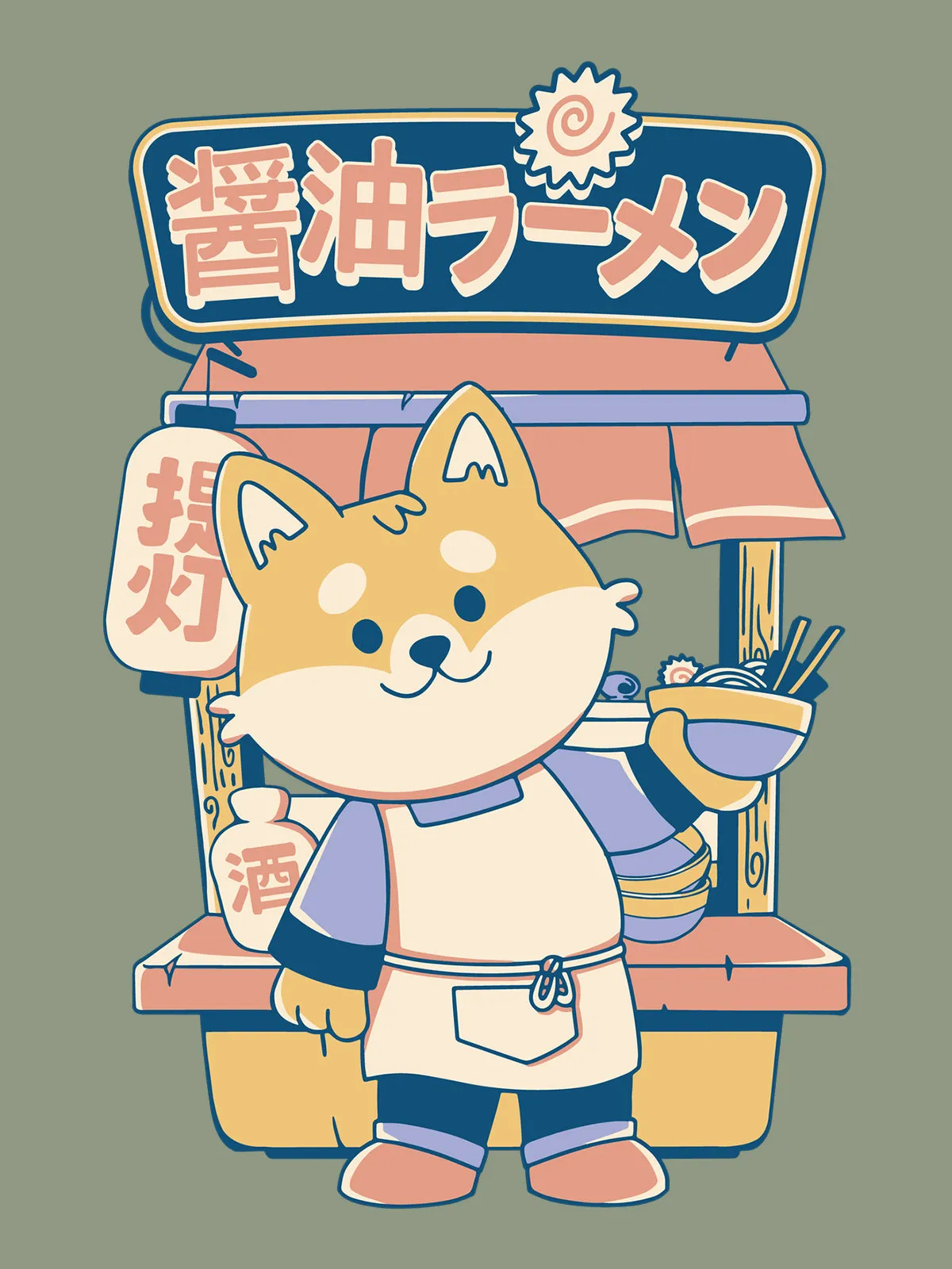 Corgi Ramen Tshirt