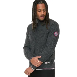 D555 Full Zip Fleece Lined Sweatshirt | Aberdare Charcoal