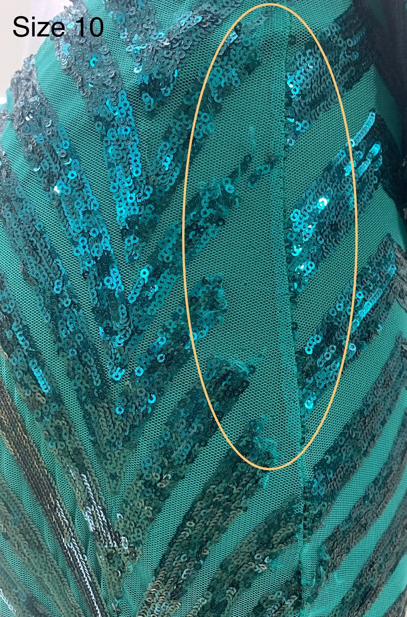 Kourtney Sequin Gown - Emerald Green [SAMPLE]
