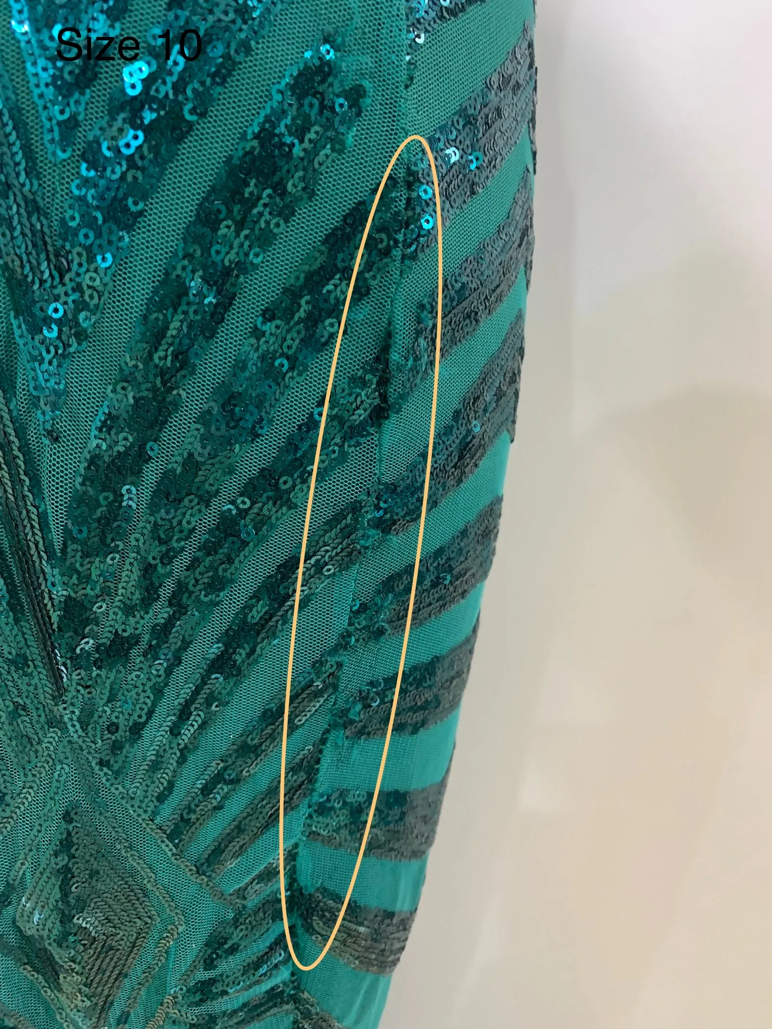 Kourtney Sequin Gown - Emerald Green [SAMPLE]