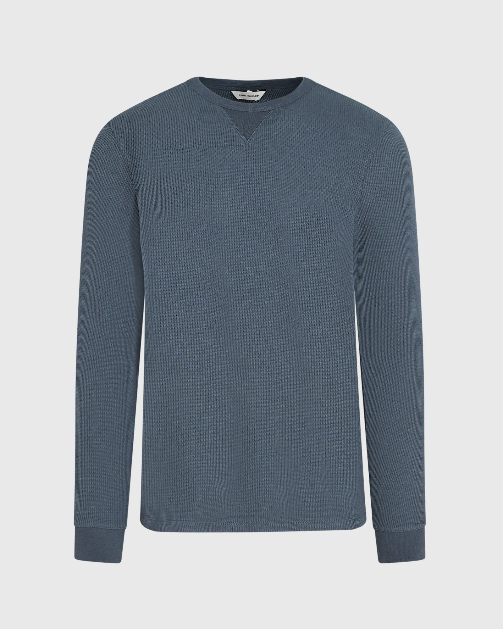Long-Sleeve Waffle Crew