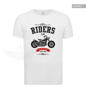Mens T-shirt California Motorcycle Riders Cool Graphic Tee MD881