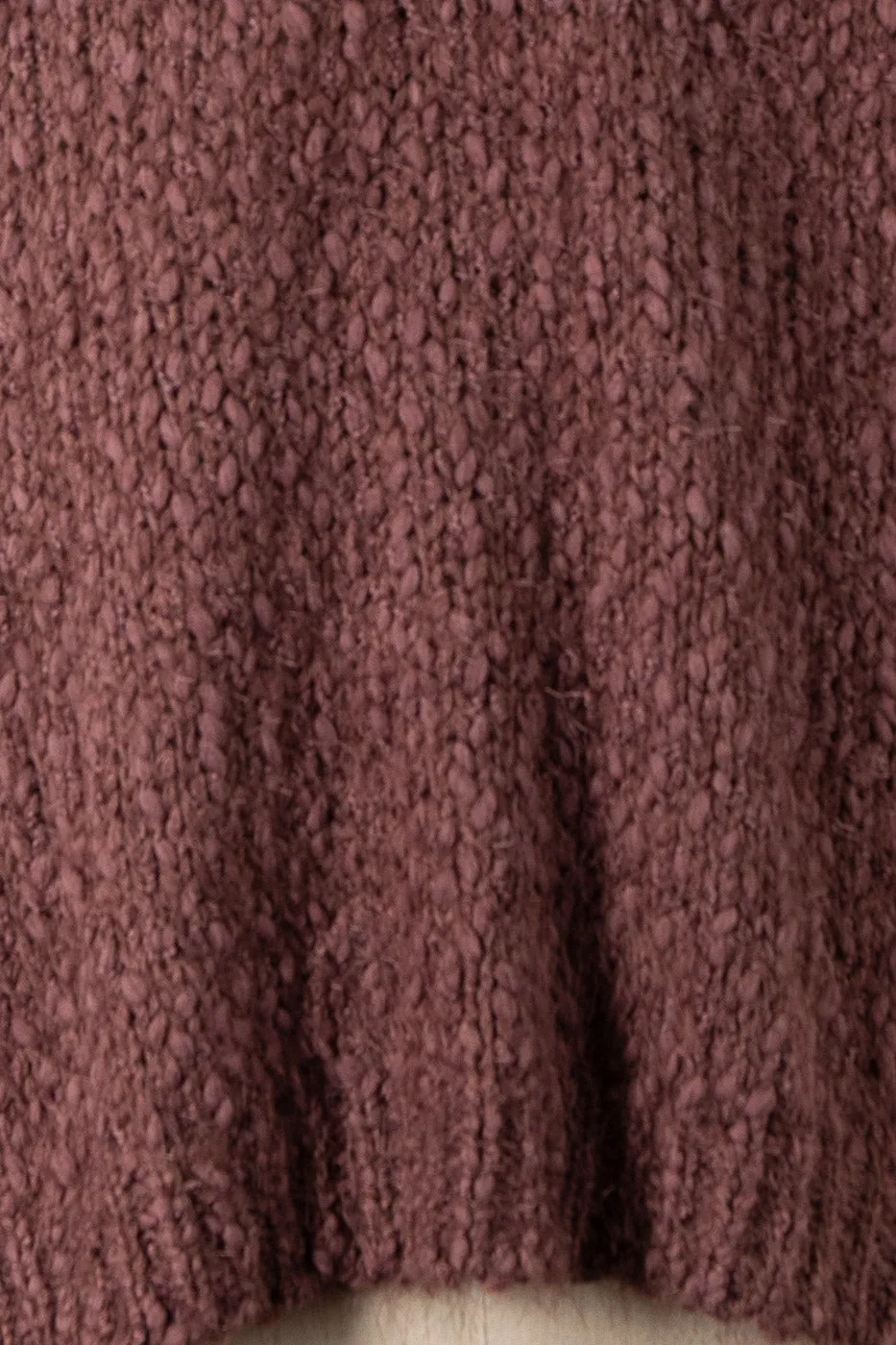 OVAL NECKLINE LOOSE FIT SOFT KNIT SWEATER 1 PACK