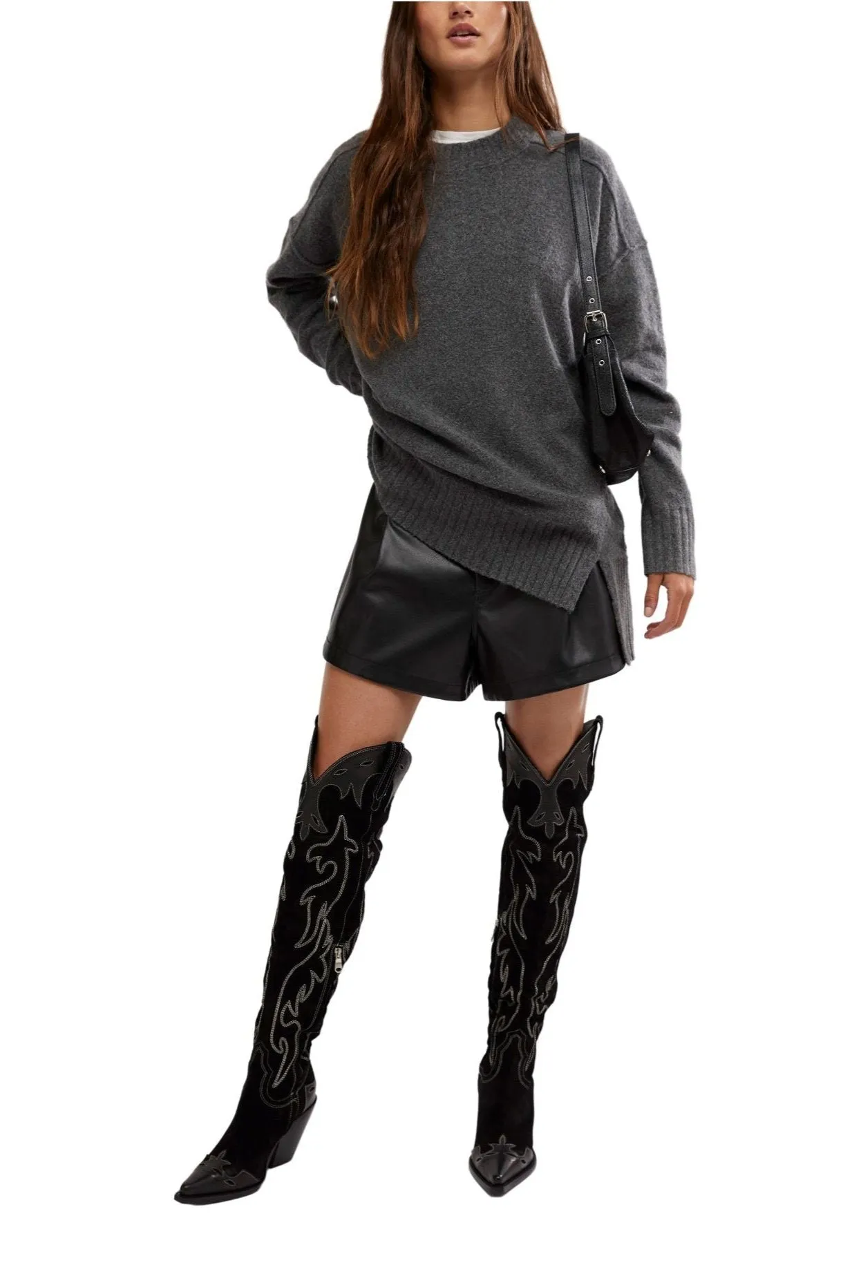 Phoebe Pullover in Grey
