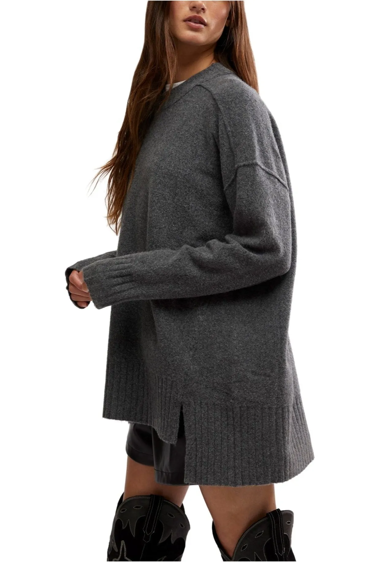 Phoebe Pullover in Grey