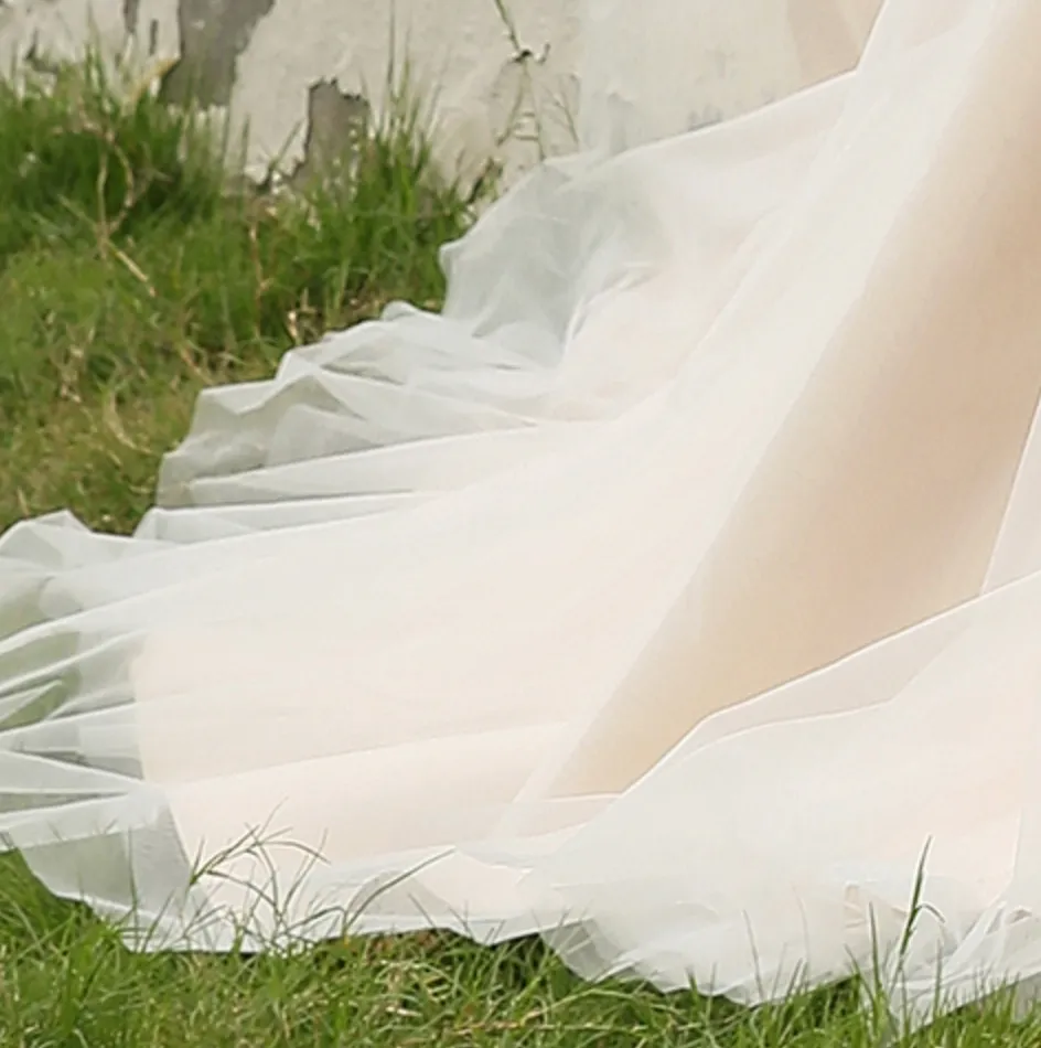 Princess Ballgown with Floral Lace Straps