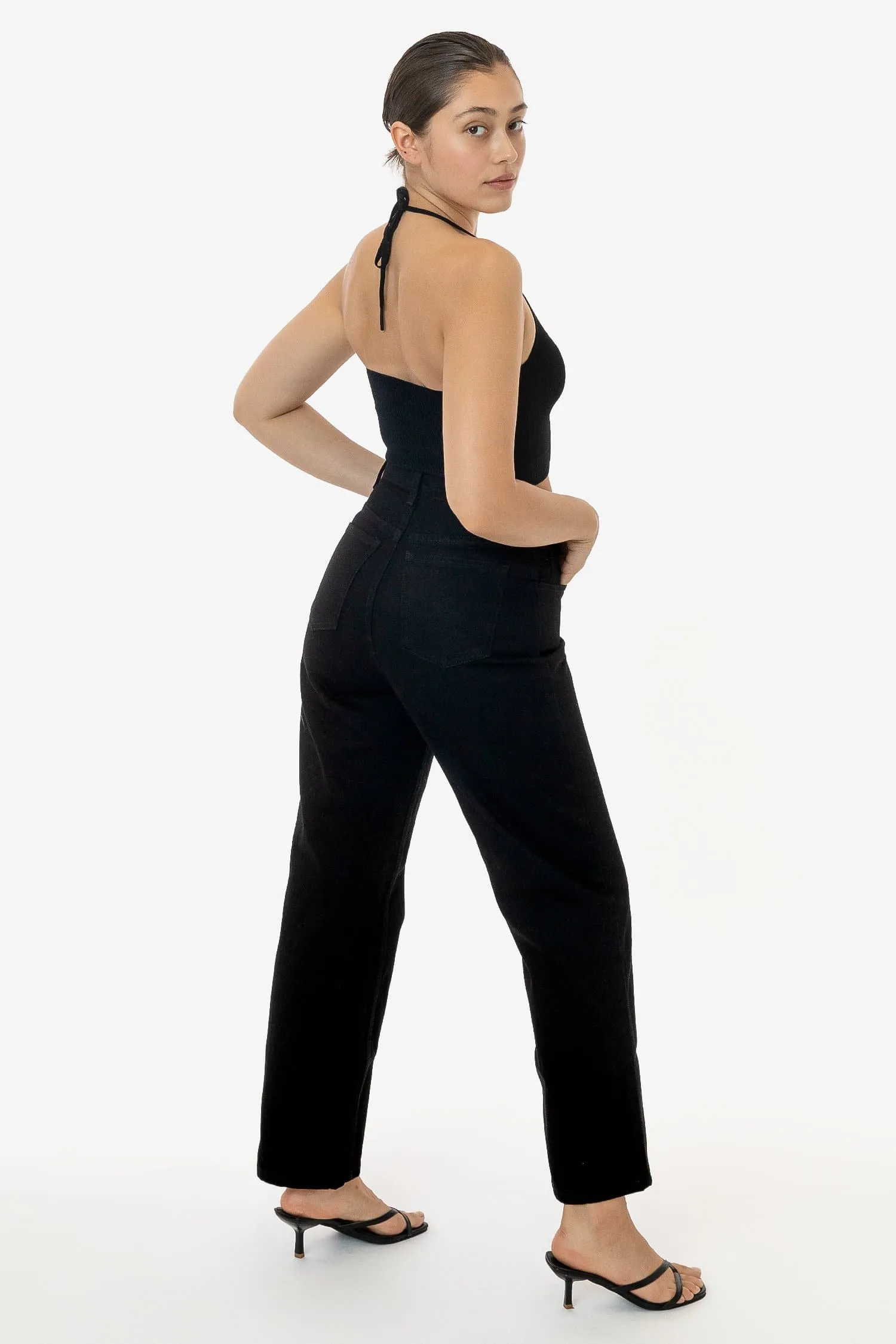 RDNW08 - Straight Leg High Waisted Jean
