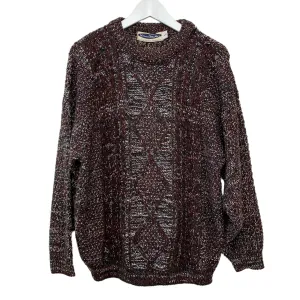 Vintage Uomo Desideri Chunky Knit Grandpa Sweater Large